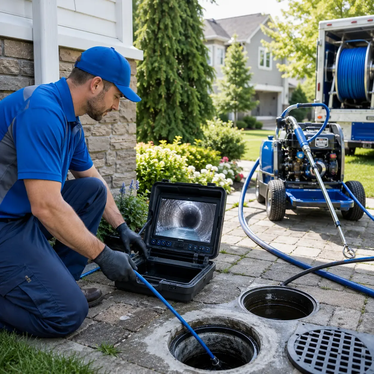 Outdoor drain cleaning professionals serving Wynnewood, PA